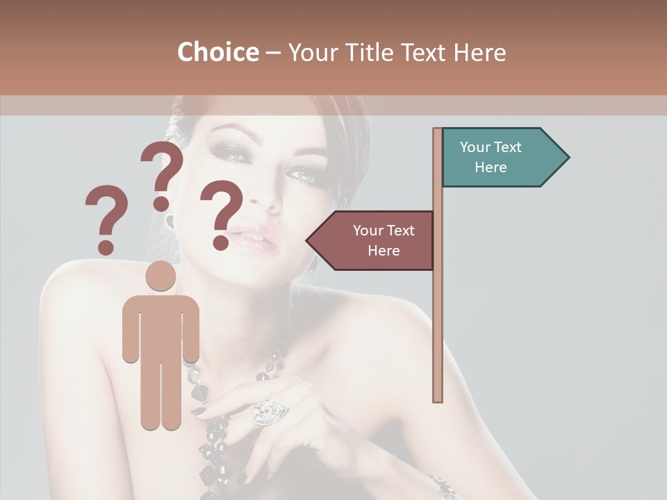 Fingers Jewelry Femininity PowerPoint Template