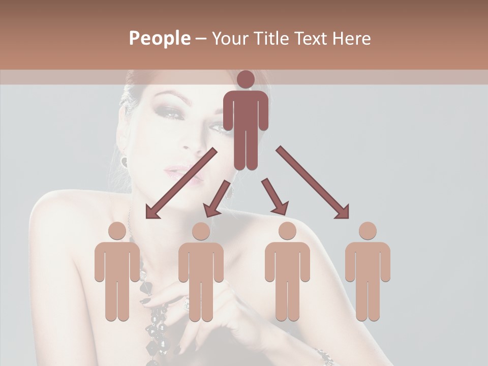 Fingers Jewelry Femininity PowerPoint Template