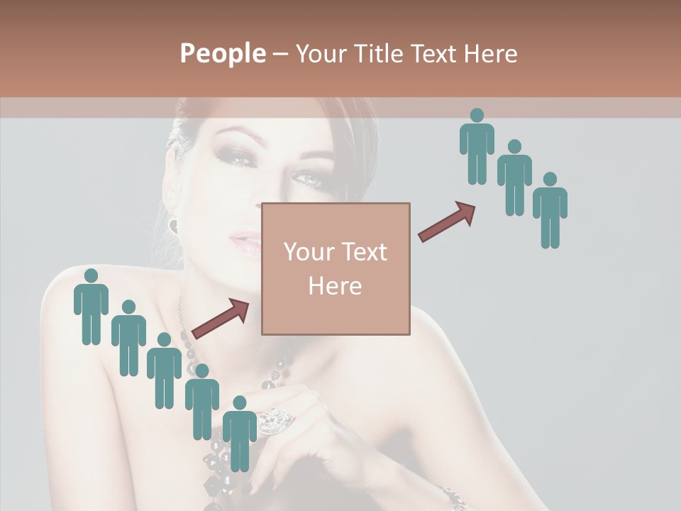 Fingers Jewelry Femininity PowerPoint Template