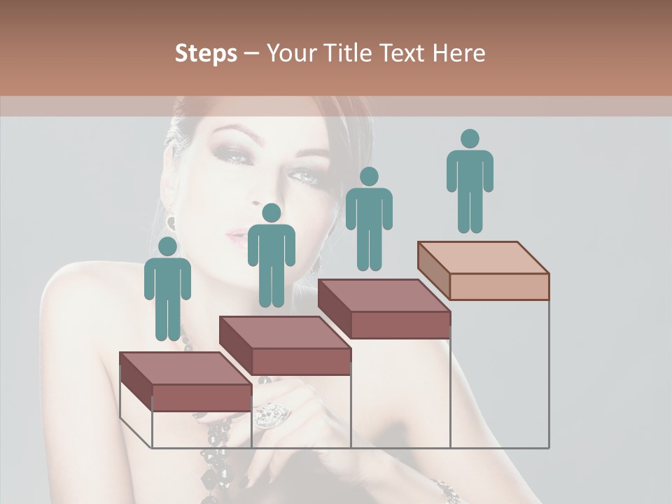 Fingers Jewelry Femininity PowerPoint Template