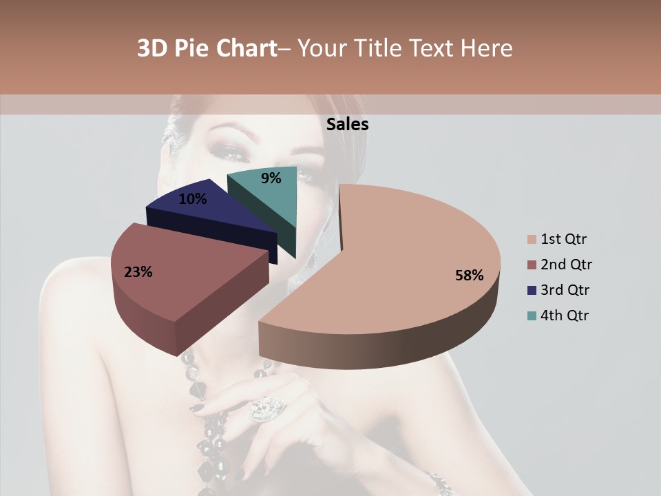 Fingers Jewelry Femininity PowerPoint Template