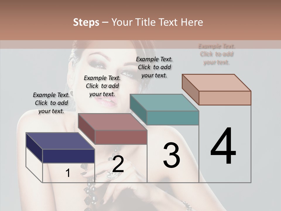Fingers Jewelry Femininity PowerPoint Template