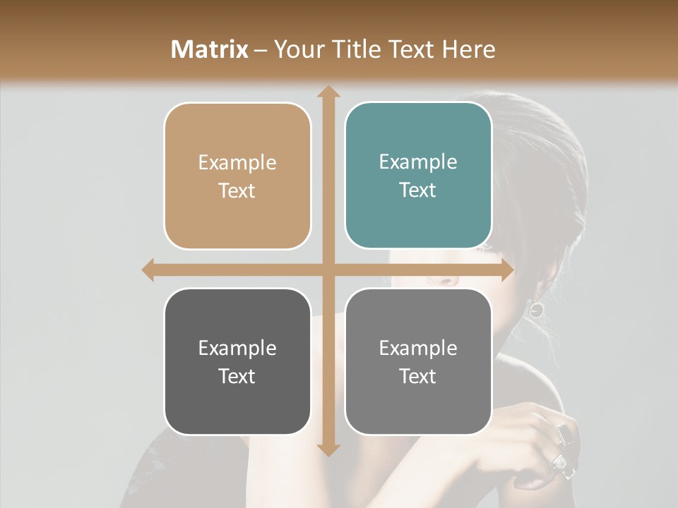 Caucasian One Person Attractive PowerPoint Template