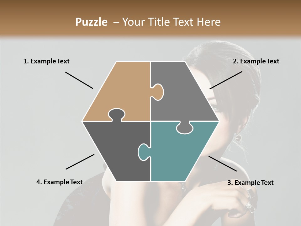 Caucasian One Person Attractive PowerPoint Template