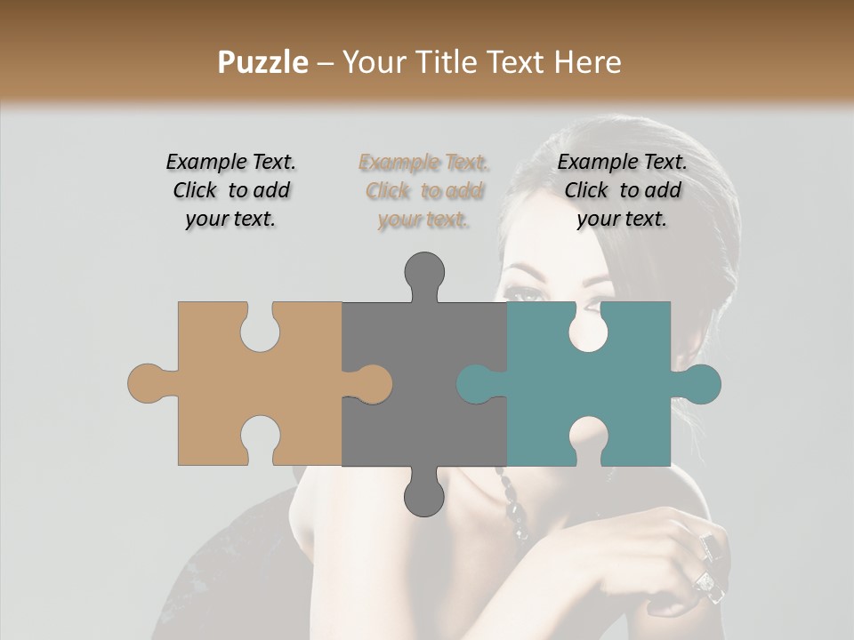 Caucasian One Person Attractive PowerPoint Template