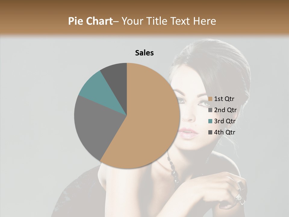 Caucasian One Person Attractive PowerPoint Template