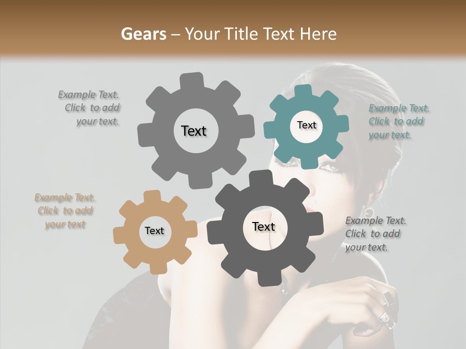 Caucasian One Person Attractive PowerPoint Template