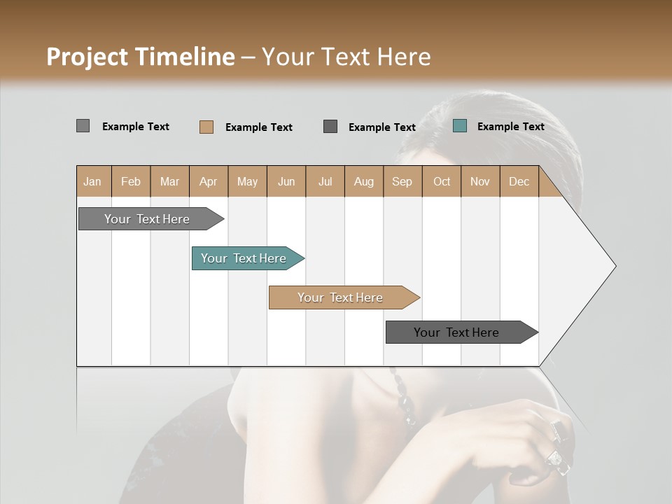 Caucasian One Person Attractive PowerPoint Template
