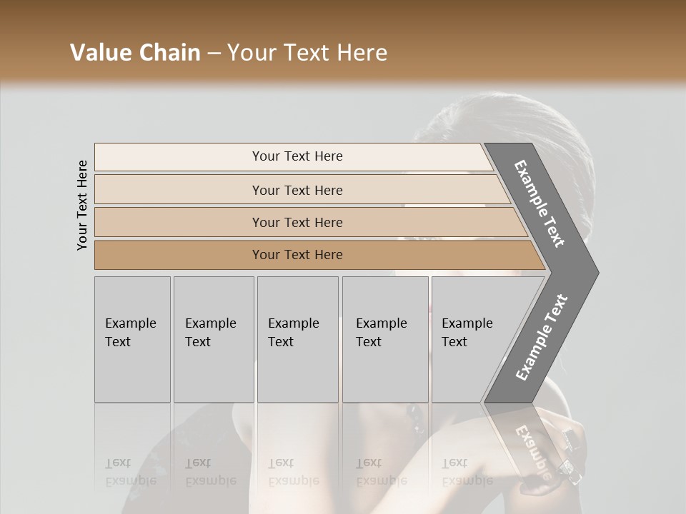 Caucasian One Person Attractive PowerPoint Template