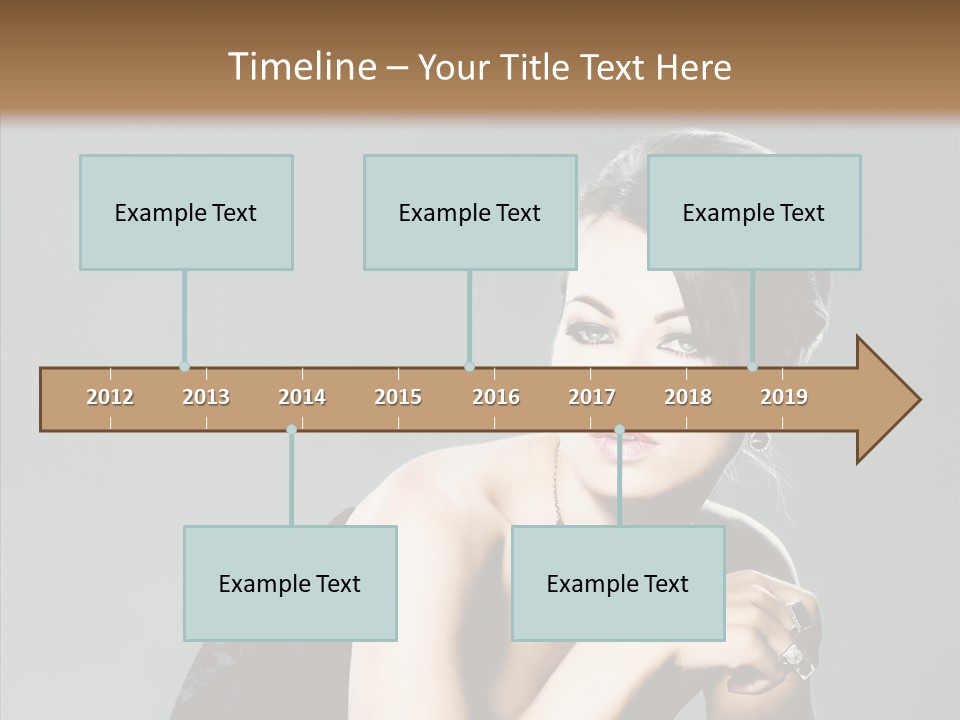 Caucasian One Person Attractive PowerPoint Template