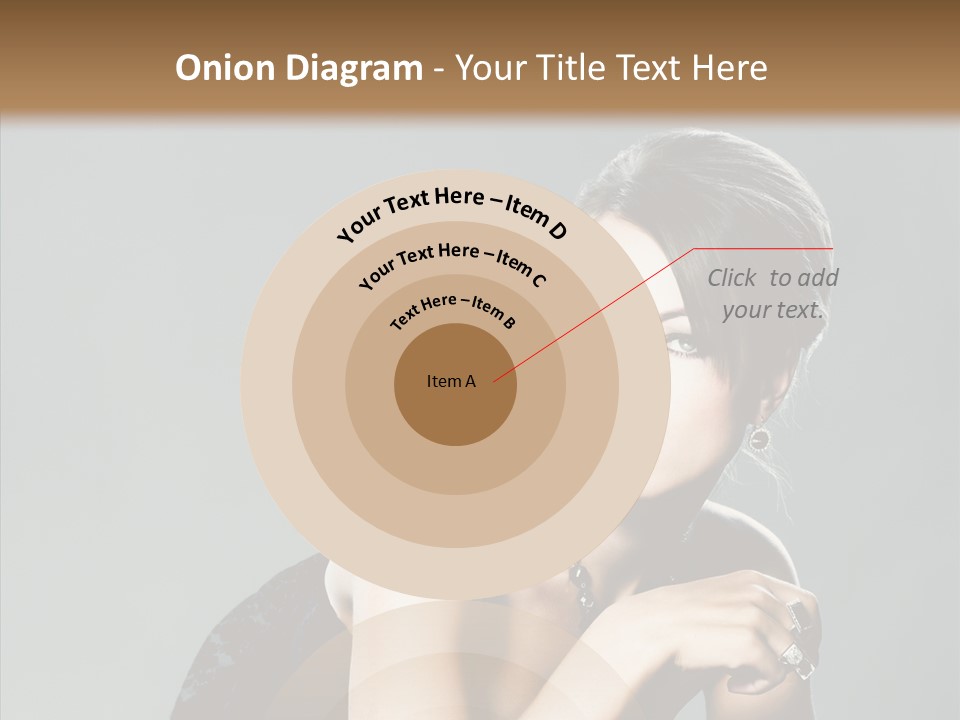 Caucasian One Person Attractive PowerPoint Template