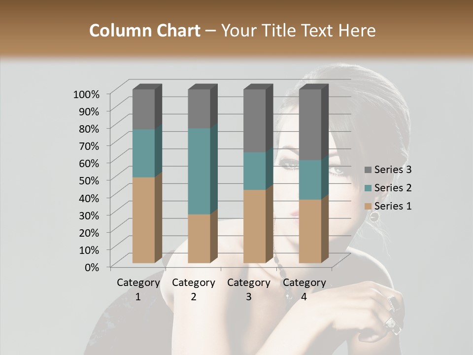 Caucasian One Person Attractive PowerPoint Template