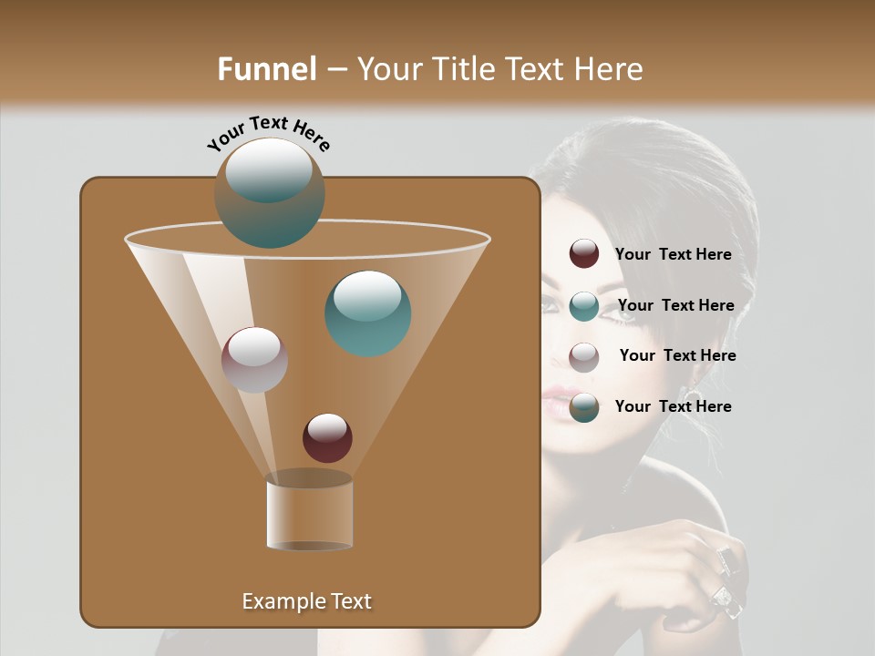 Caucasian One Person Attractive PowerPoint Template