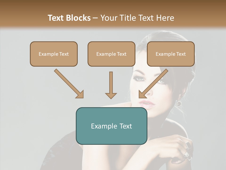 Caucasian One Person Attractive PowerPoint Template