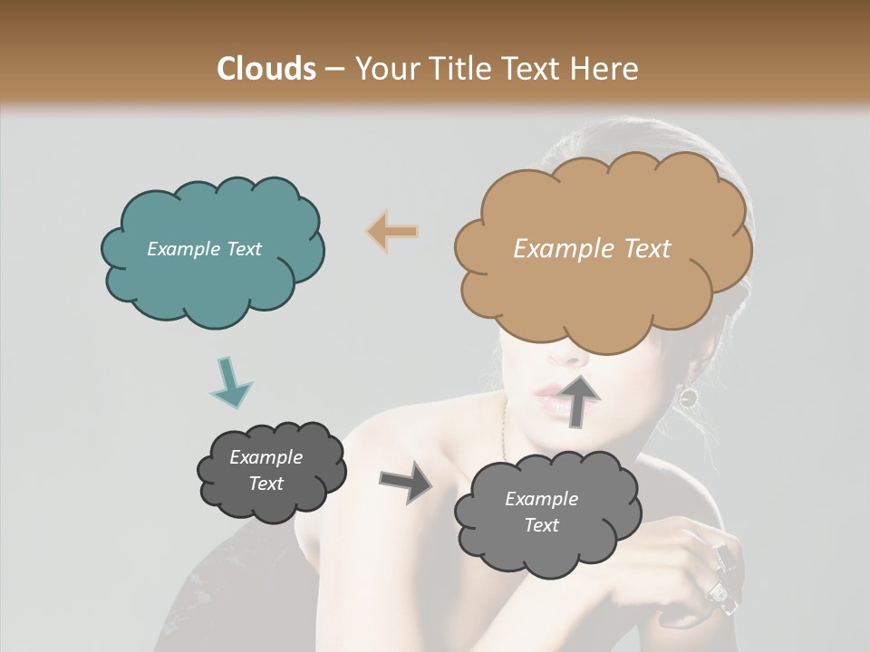 Caucasian One Person Attractive PowerPoint Template