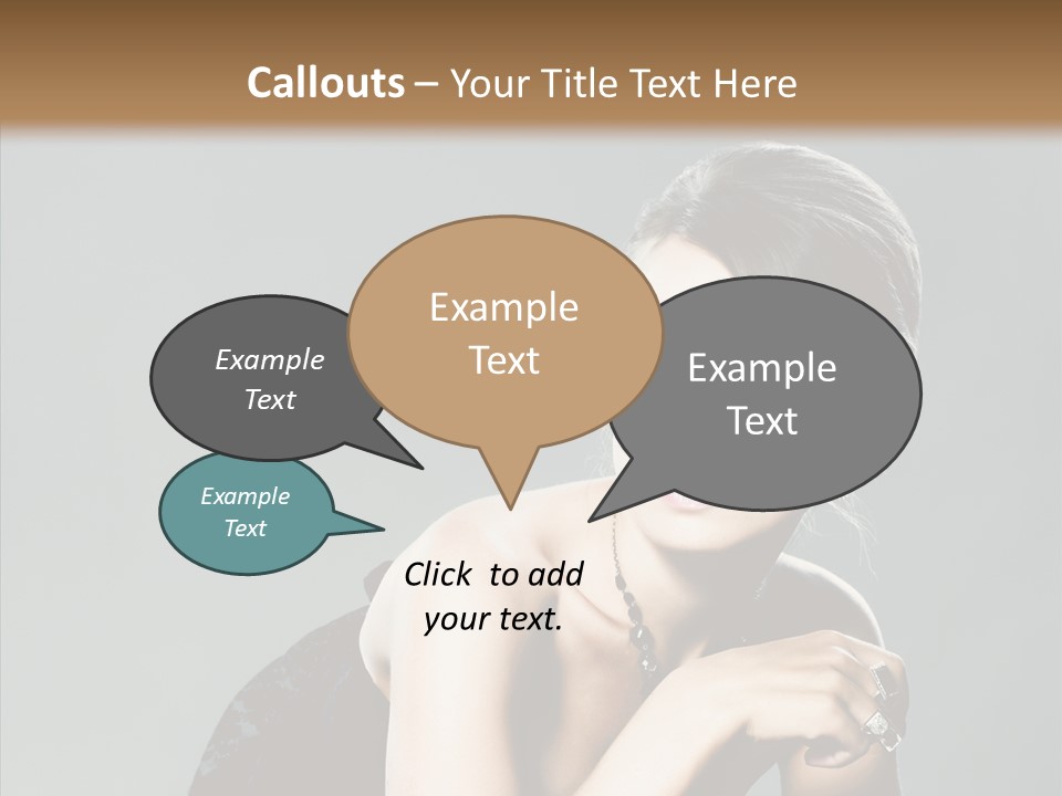 Caucasian One Person Attractive PowerPoint Template