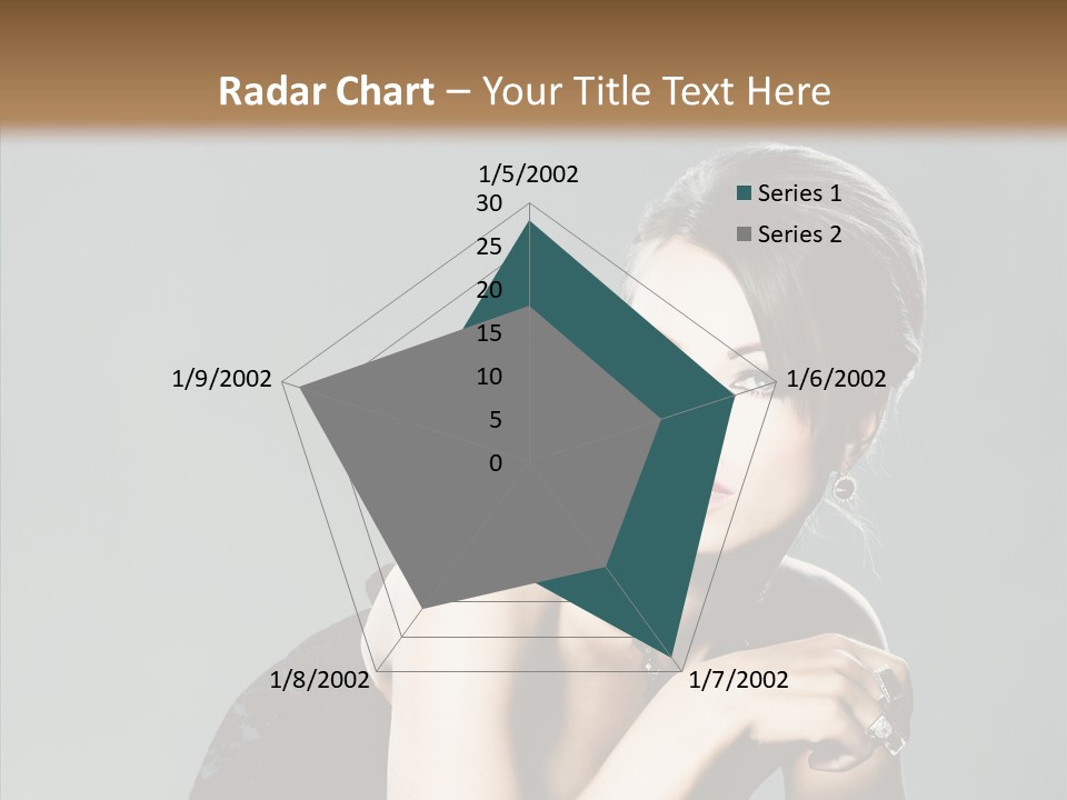 Caucasian One Person Attractive PowerPoint Template