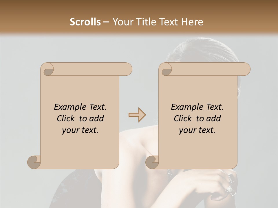 Caucasian One Person Attractive PowerPoint Template