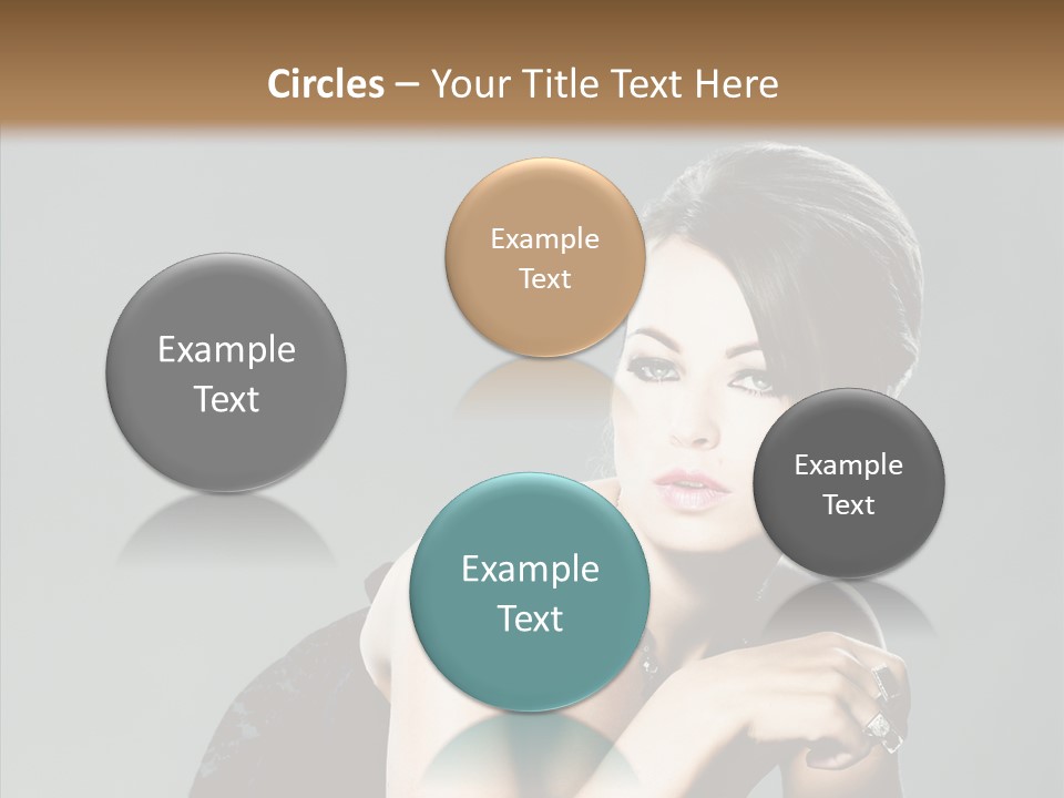 Caucasian One Person Attractive PowerPoint Template