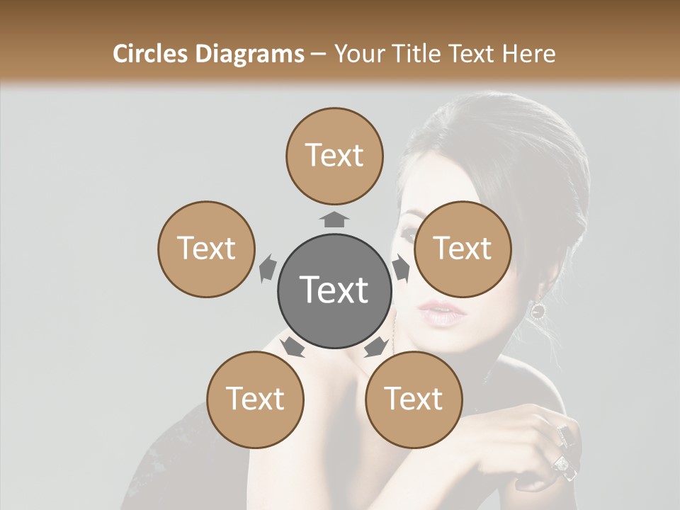 Caucasian One Person Attractive PowerPoint Template