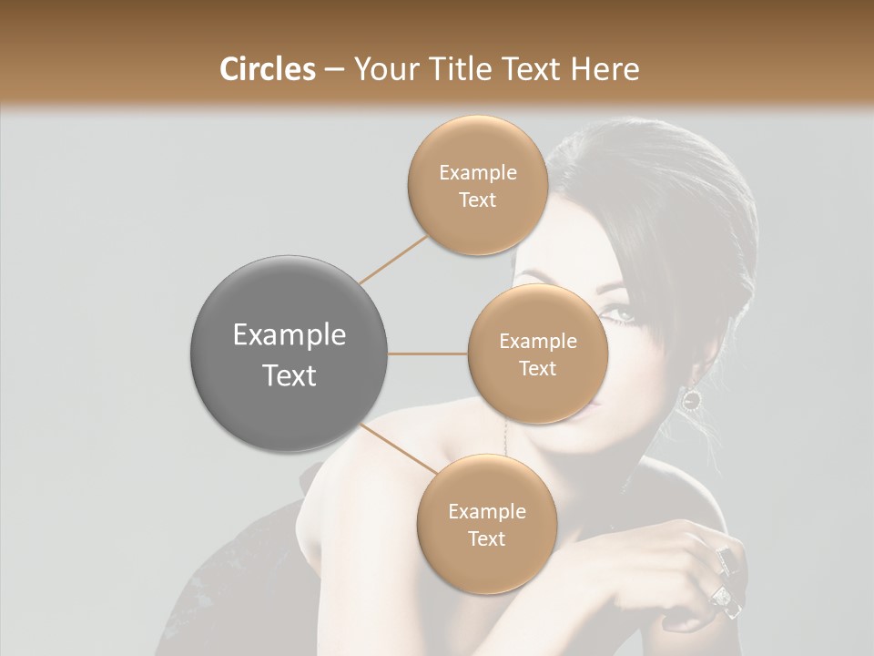 Caucasian One Person Attractive PowerPoint Template