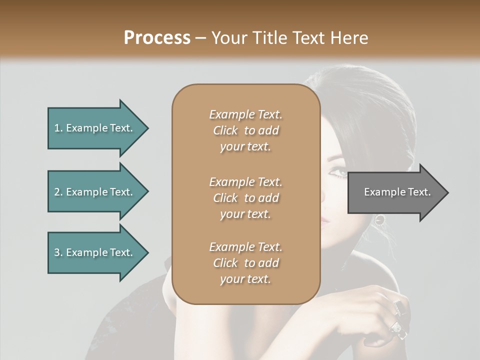 Caucasian One Person Attractive PowerPoint Template