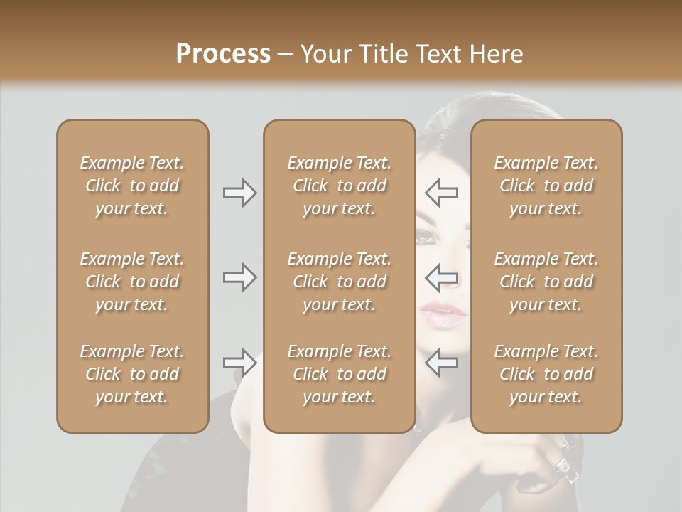 Caucasian One Person Attractive PowerPoint Template
