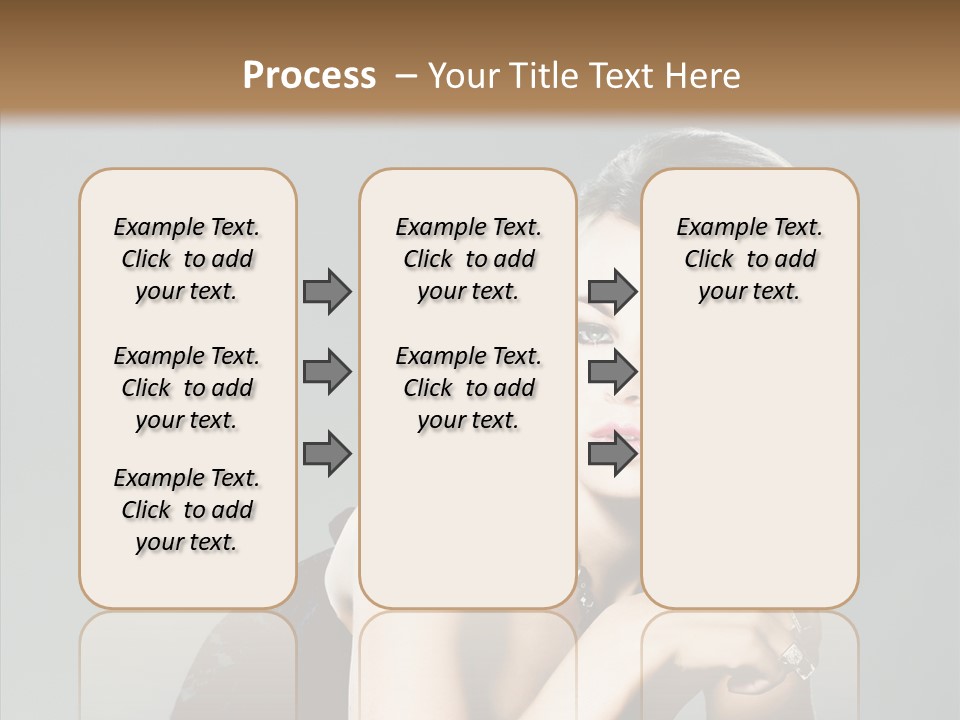 Caucasian One Person Attractive PowerPoint Template