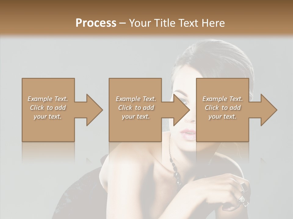 Caucasian One Person Attractive PowerPoint Template