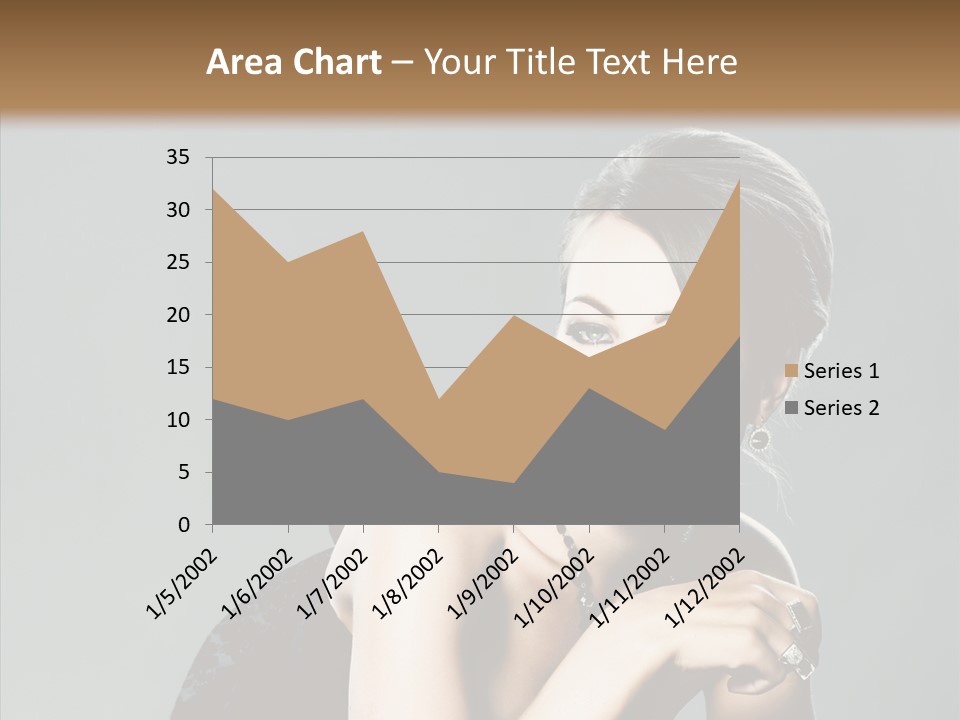 Caucasian One Person Attractive PowerPoint Template