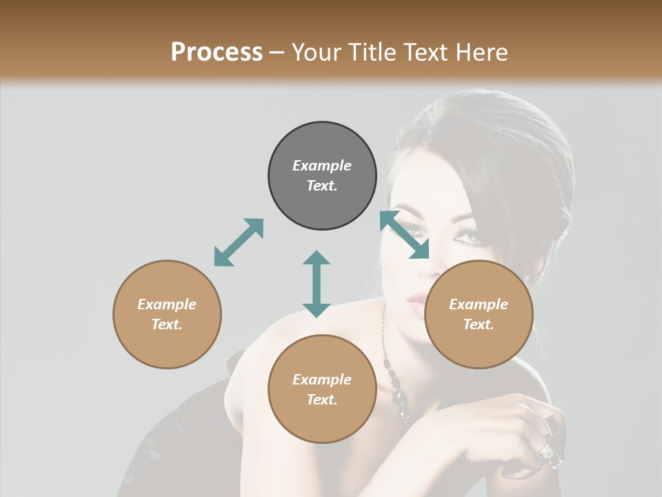 Caucasian One Person Attractive PowerPoint Template