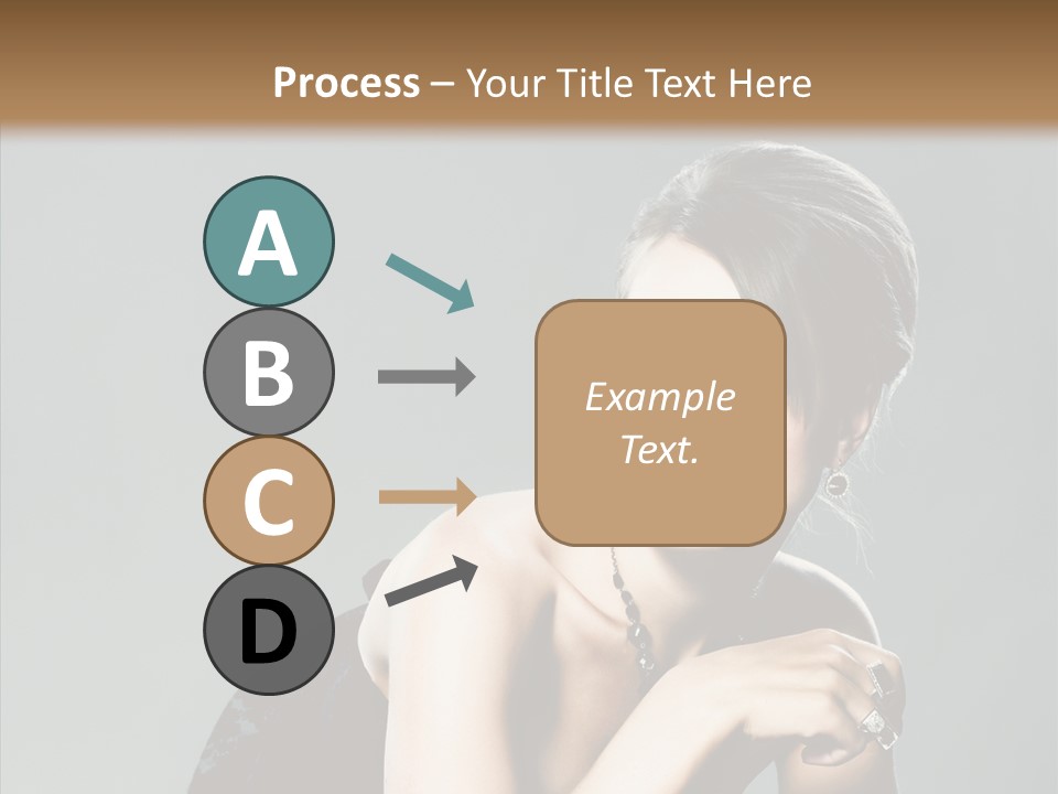 Caucasian One Person Attractive PowerPoint Template