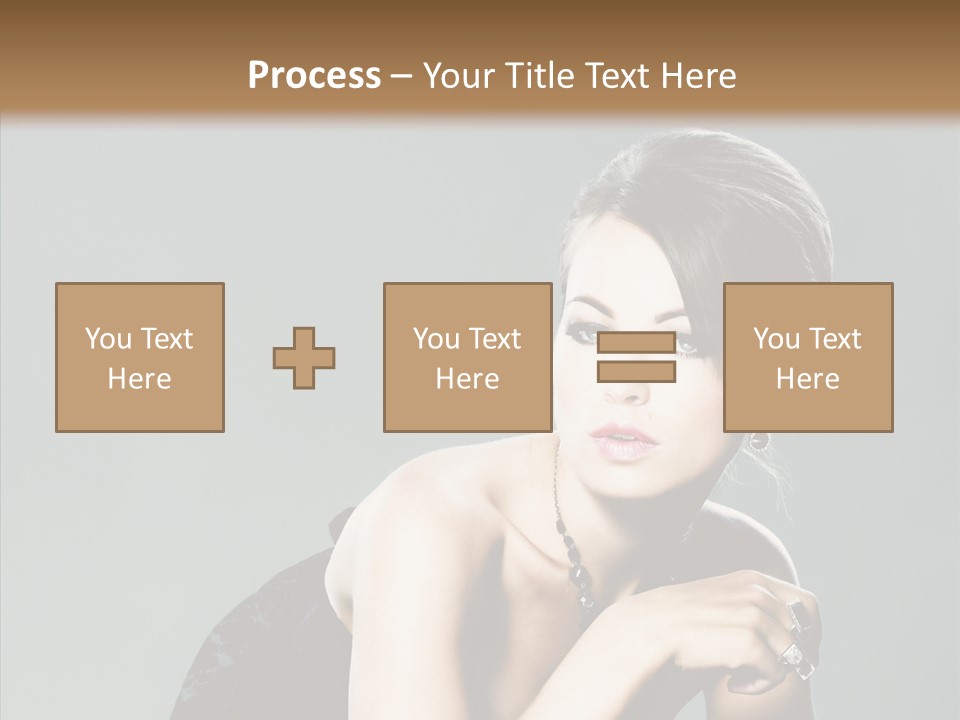 Caucasian One Person Attractive PowerPoint Template