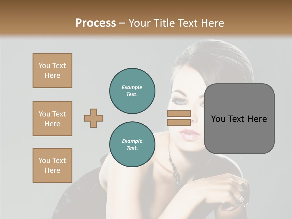 Caucasian One Person Attractive PowerPoint Template
