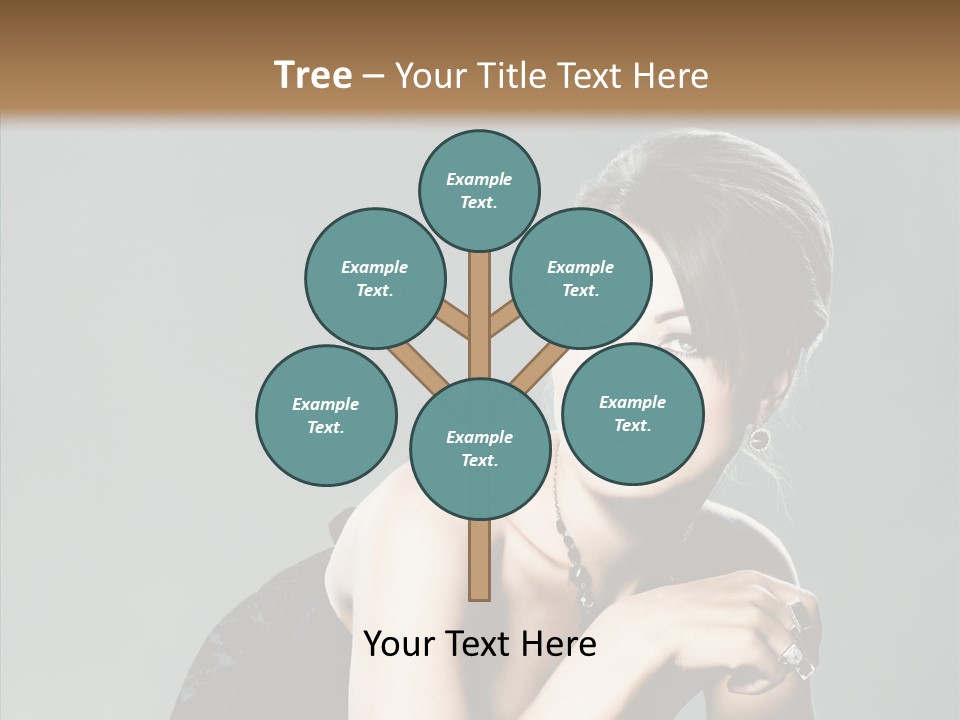 Caucasian One Person Attractive PowerPoint Template