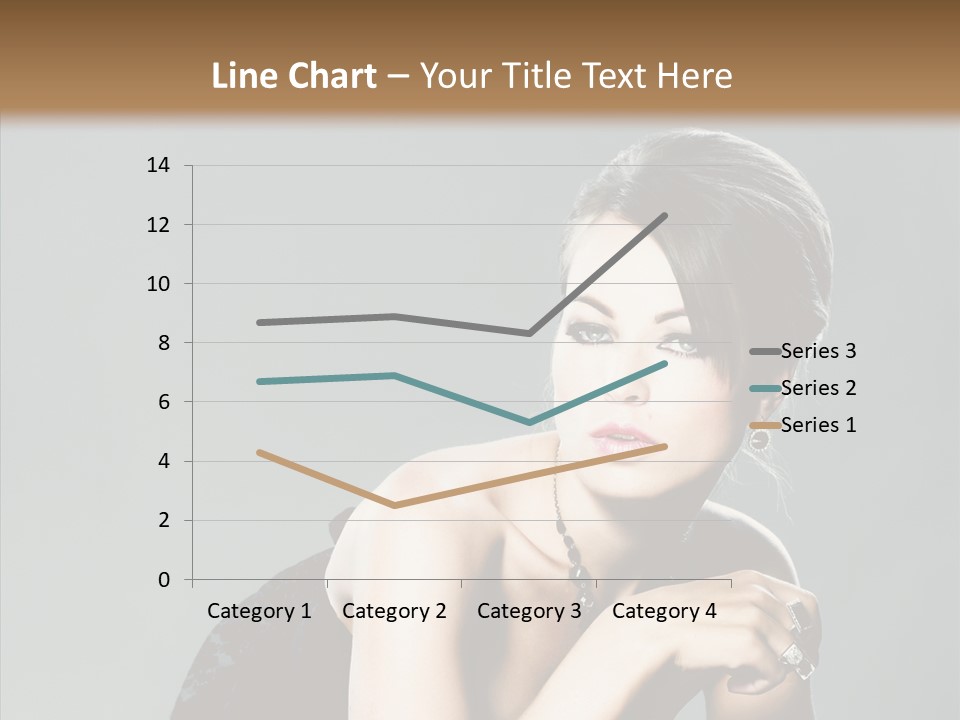 Caucasian One Person Attractive PowerPoint Template