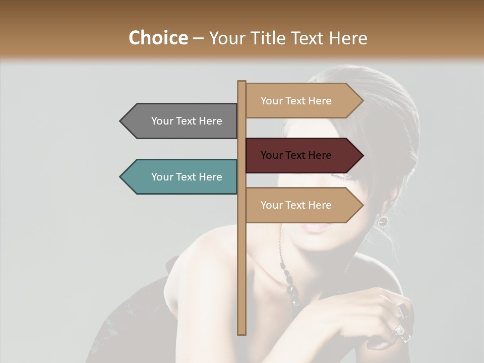 Caucasian One Person Attractive PowerPoint Template