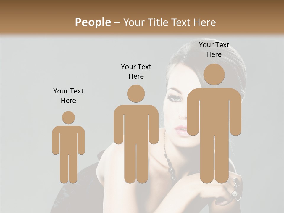 Caucasian One Person Attractive PowerPoint Template