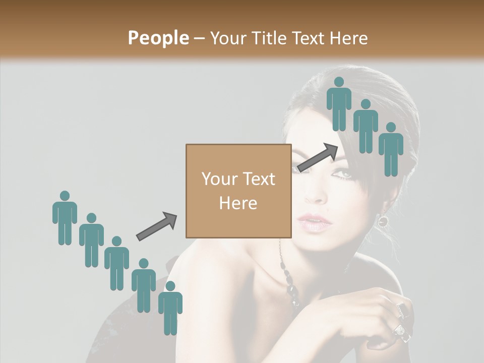 Caucasian One Person Attractive PowerPoint Template