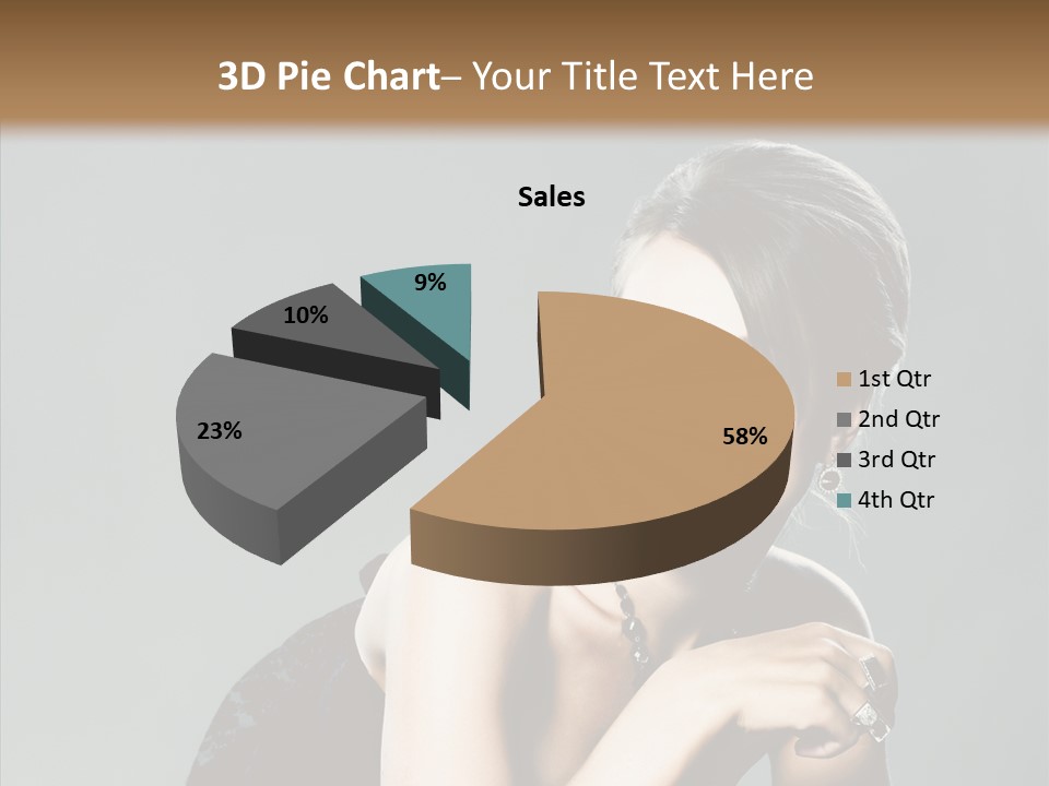 Caucasian One Person Attractive PowerPoint Template