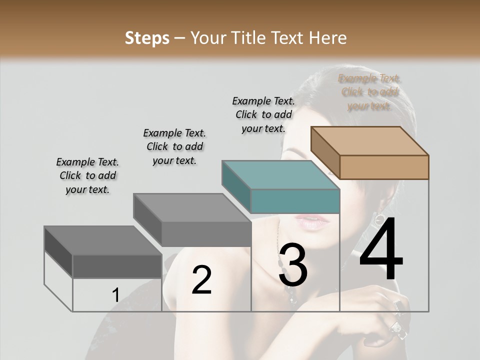 Caucasian One Person Attractive PowerPoint Template