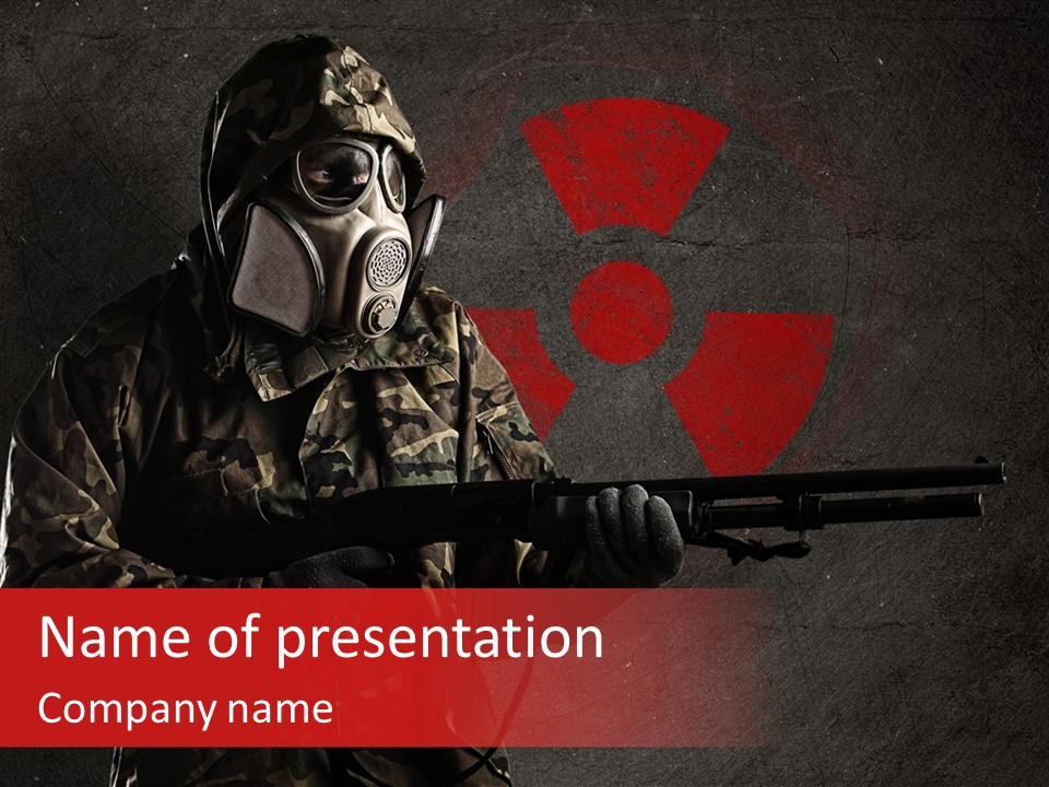 Military Apocalypse Fear PowerPoint Template