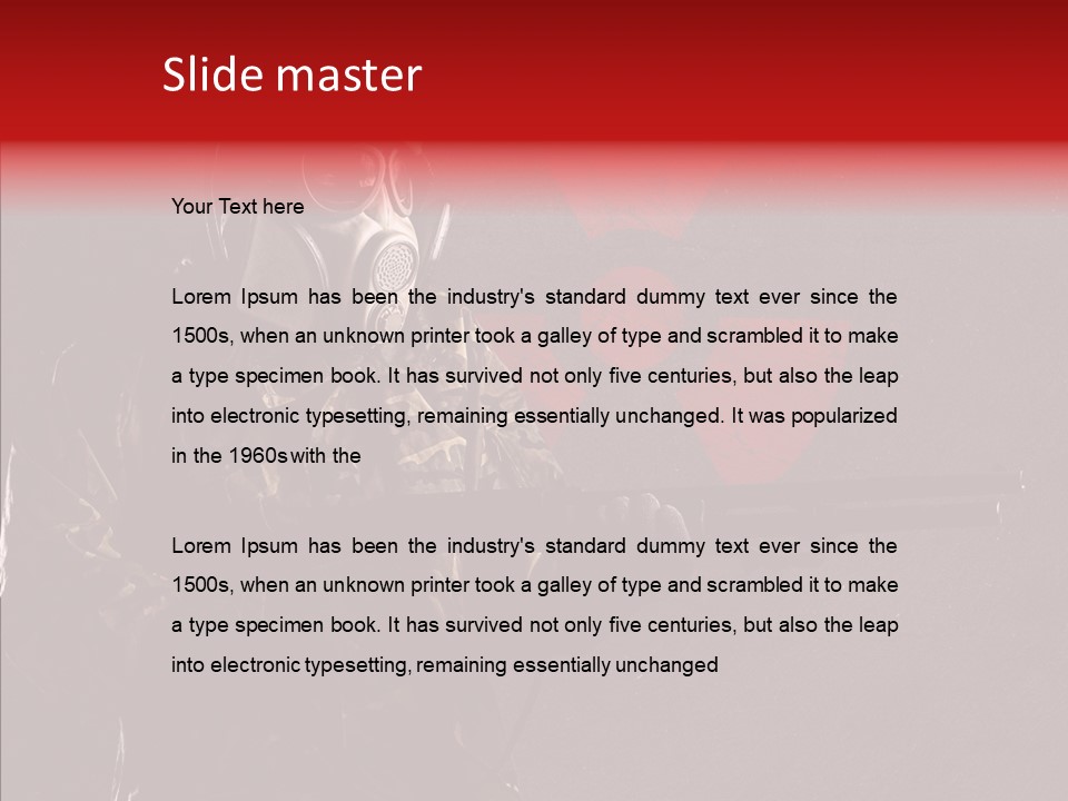 Military Apocalypse Fear PowerPoint Template