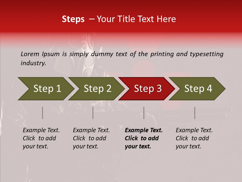 Military Apocalypse Fear PowerPoint Template