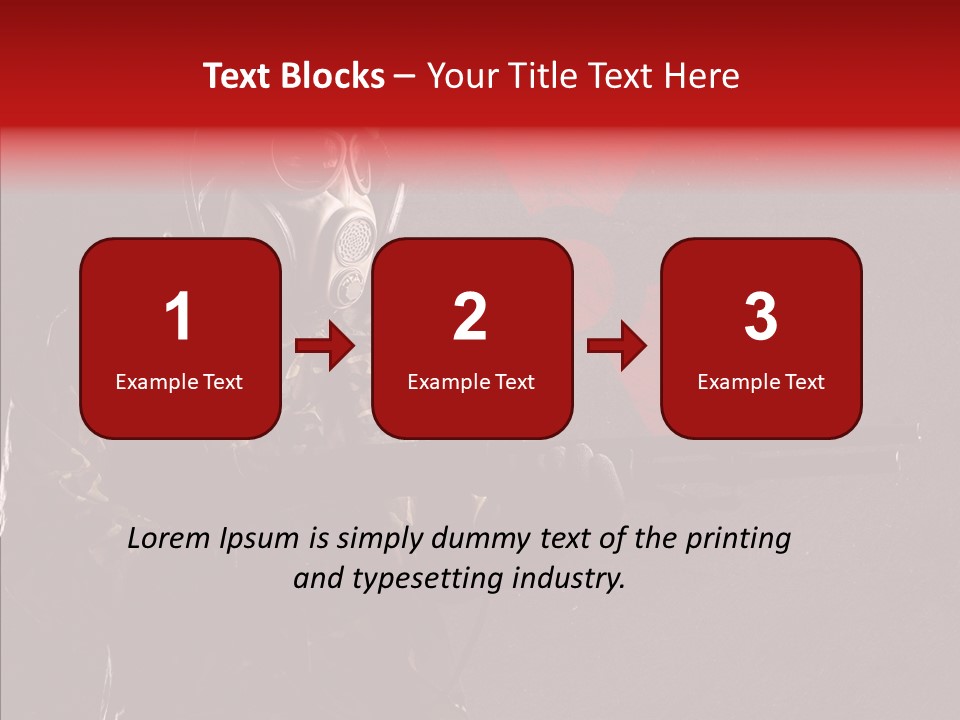 Military Apocalypse Fear PowerPoint Template