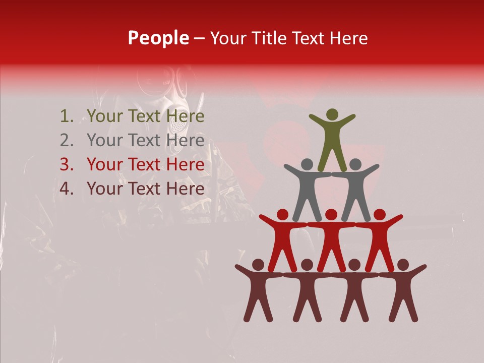 Military Apocalypse Fear PowerPoint Template