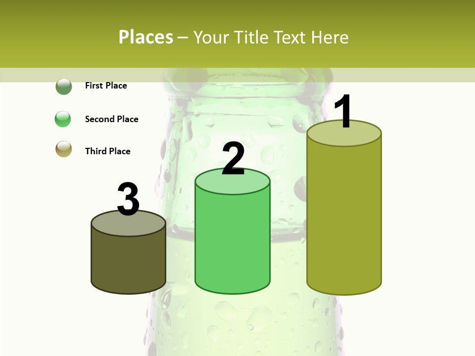 Drink Isolated Green PowerPoint Template