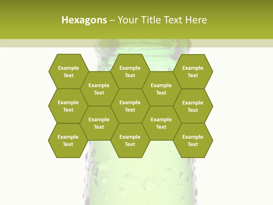 Drink Isolated Green PowerPoint Template