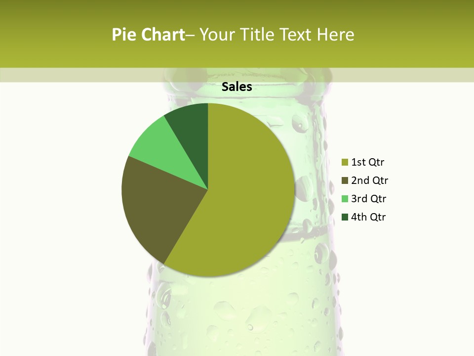 Drink Isolated Green PowerPoint Template