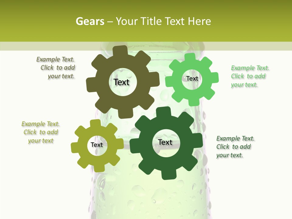 Drink Isolated Green PowerPoint Template